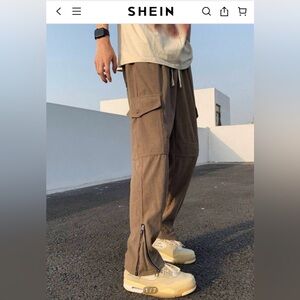 SHEIN drawstring waist corduroy pants, Men’s M